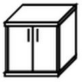 Мебель для офиса Имаго СТ-3.1 Шкаф низкий закрытый