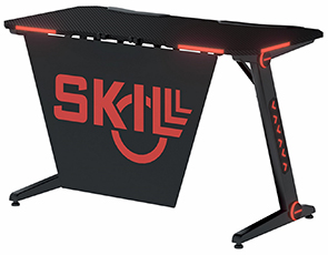 Компьютерный стол "SKILL" CTG 1260 «МДФ черный» - вид 1