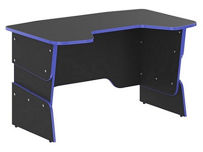 Компьютерный стол "SKILL" STG 1385 «Антрацит/синий»